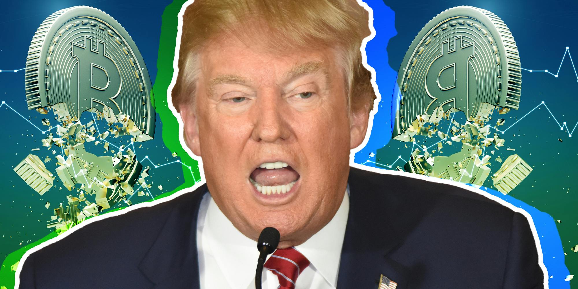 Die Posts des ehemaligen Präsidenten Donald Trump, in denen er für Bitcoin wirbt, verunsichern sein soziales Publikum