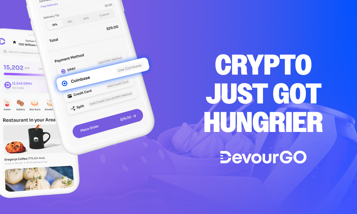 DevourGO 整合 Coinbase Commerce 以簡化數百萬用戶的加密支付