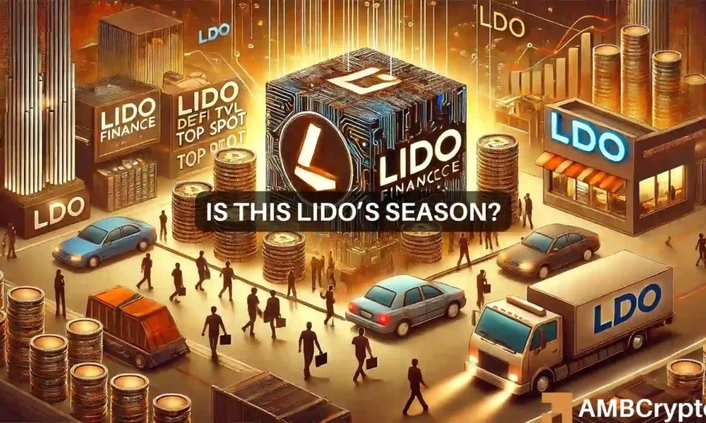 Lido Finance Reclaims TVL Crown as LDO Token Records Increase in Value