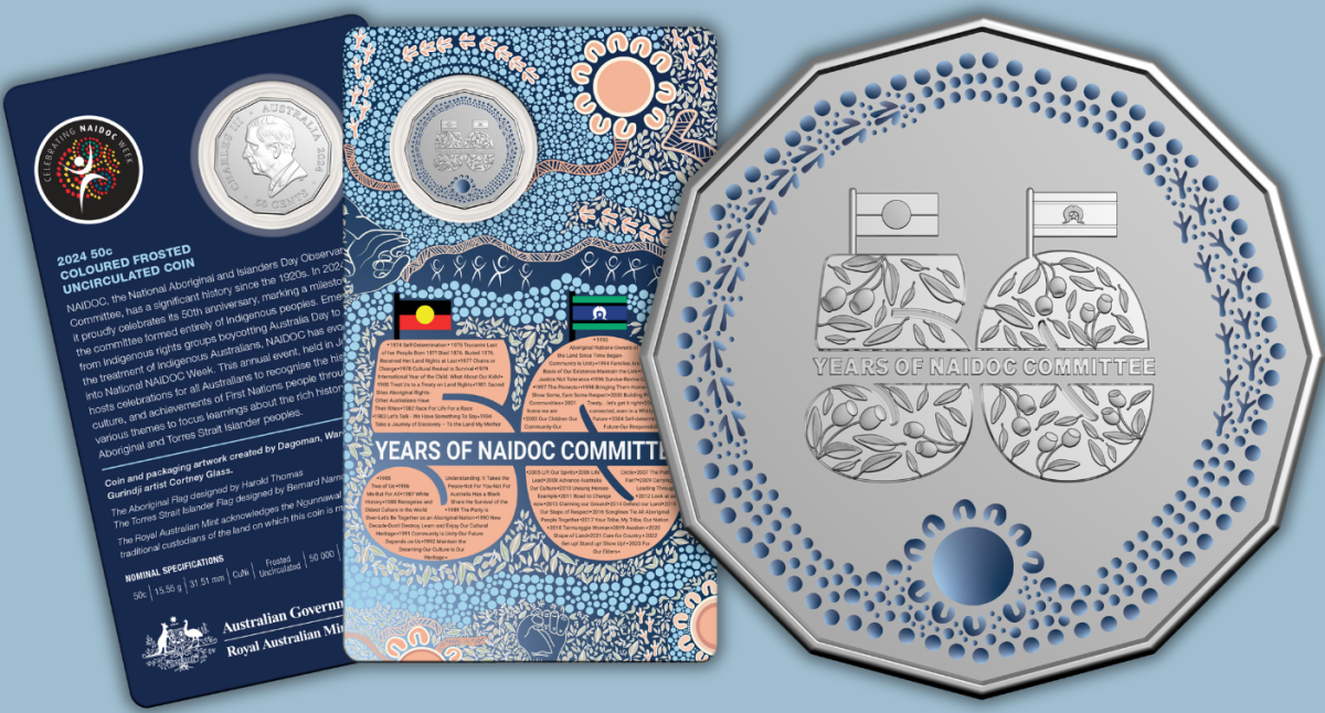 New 50c coin honours 50 years of NAIDOC