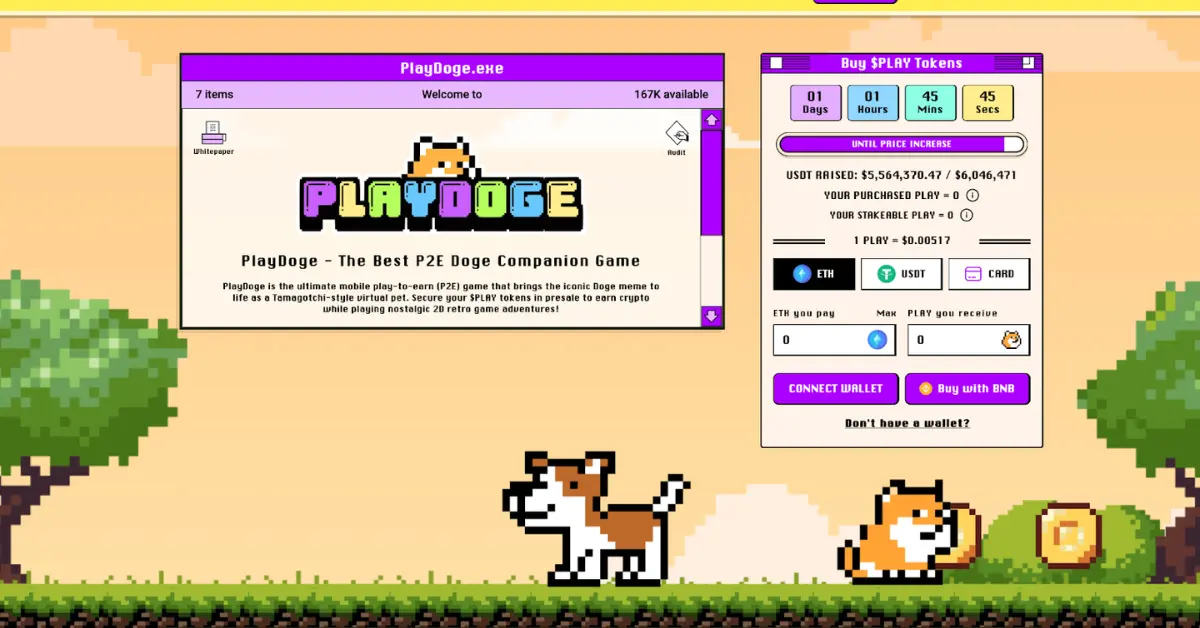 PlayDoge ($ PLAY) : une nouvelle pièce de monnaie Play-to-Earn (P2E) promet un enthousiasme sans faille