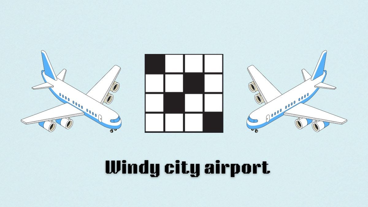 NYT Mini Crossword의 Windy City 공항 솔루션