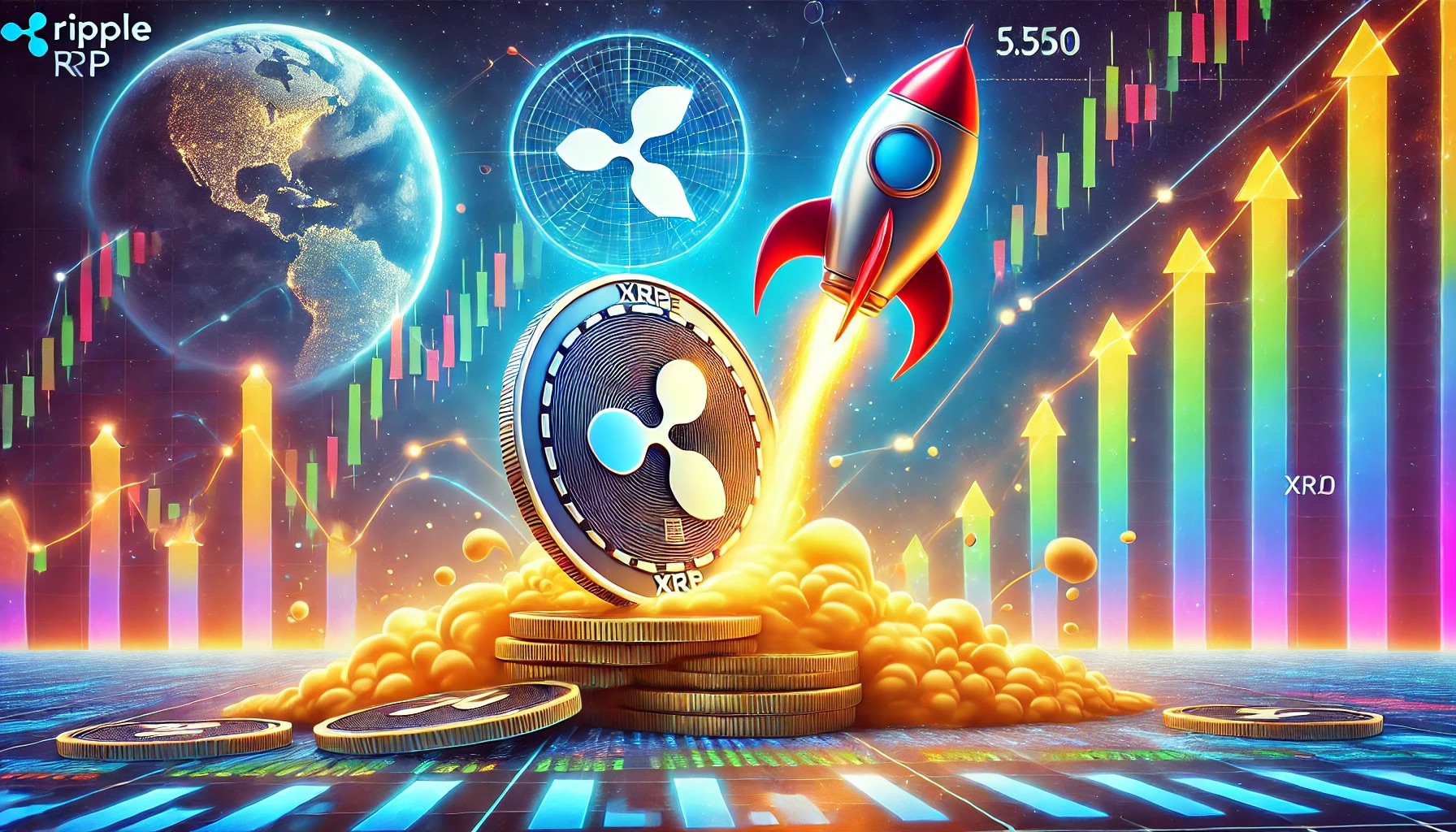 XRP 價格預測：牛市三角旗模式形成，Mikybull 加密貨幣目標為 1 美元，可能為 4 美元