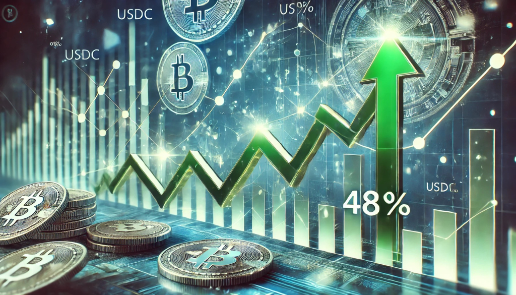 Le volume des échanges de l'USDC atteint 135 milliards de dollars