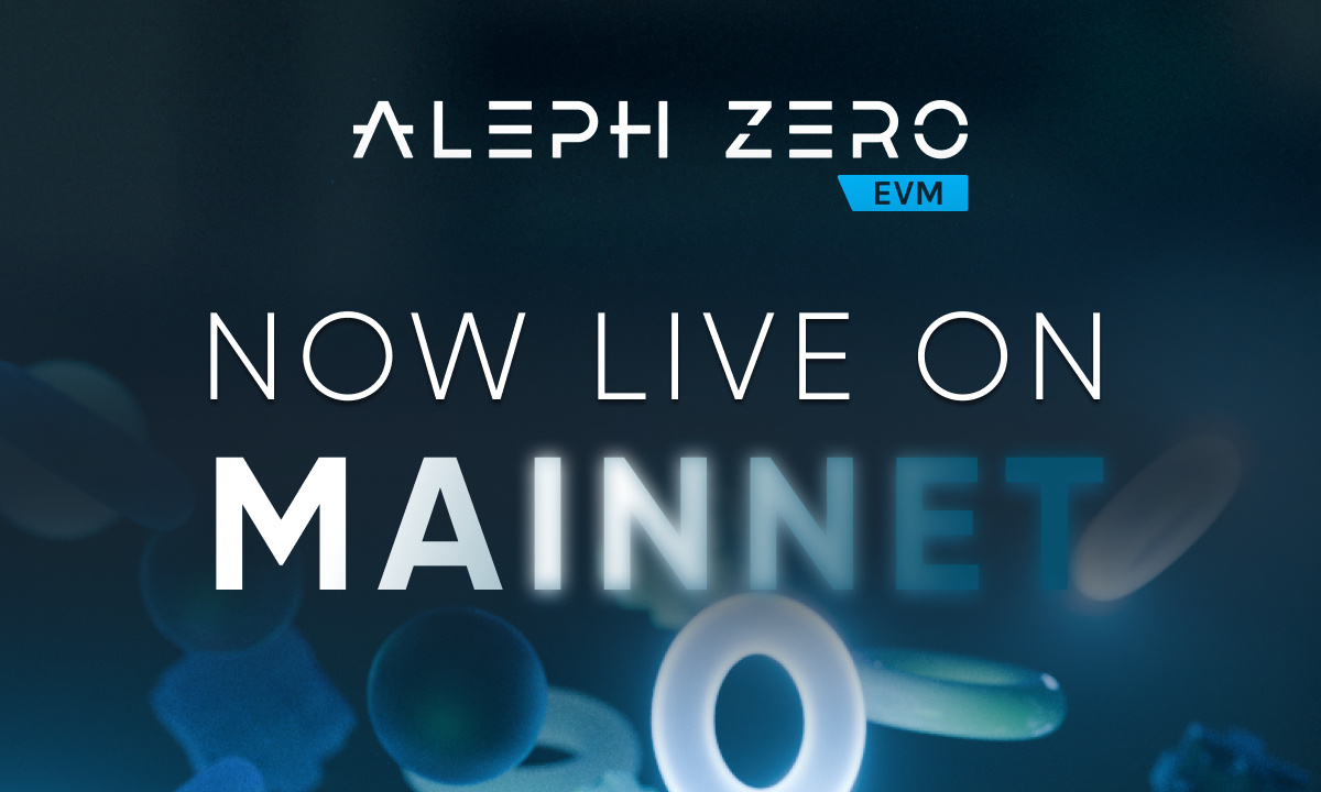 Aleph Zero Launches Its Ultra-Fast Ethereum-Compatible Layer-2, Expanding Its Privacy Tools and New Apps Compatible with the World's Biggest Web3 Ecosystem