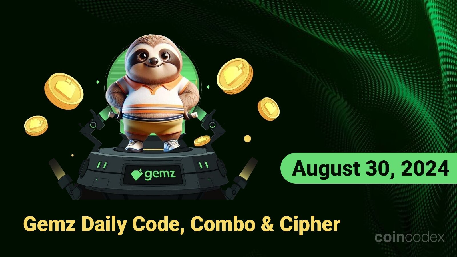 Gemz Daily Code et Combo - 30 août 2024