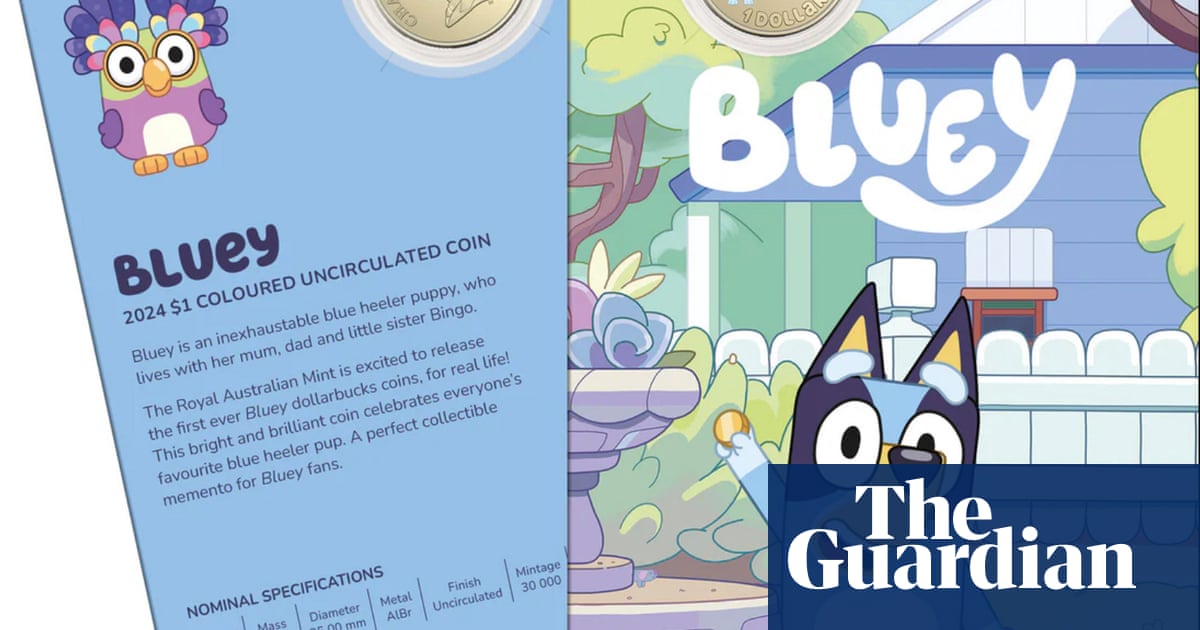 Bluey dollarbucks plante temporairement le site Web de l'Australia Post alors que les fans se précipitent pour trouver des pièces de monnaie en forme de chien de dessin animé