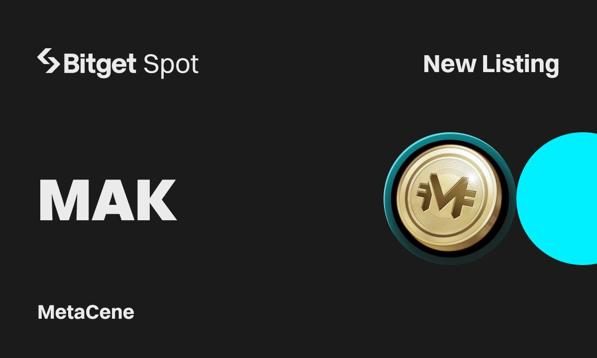 MetaCene (MAK) Officially Added to Bitget Launchpool, Offering Users an Exciting Chance to Dive into an Innovative Project within the Blockchain Gaming Arena