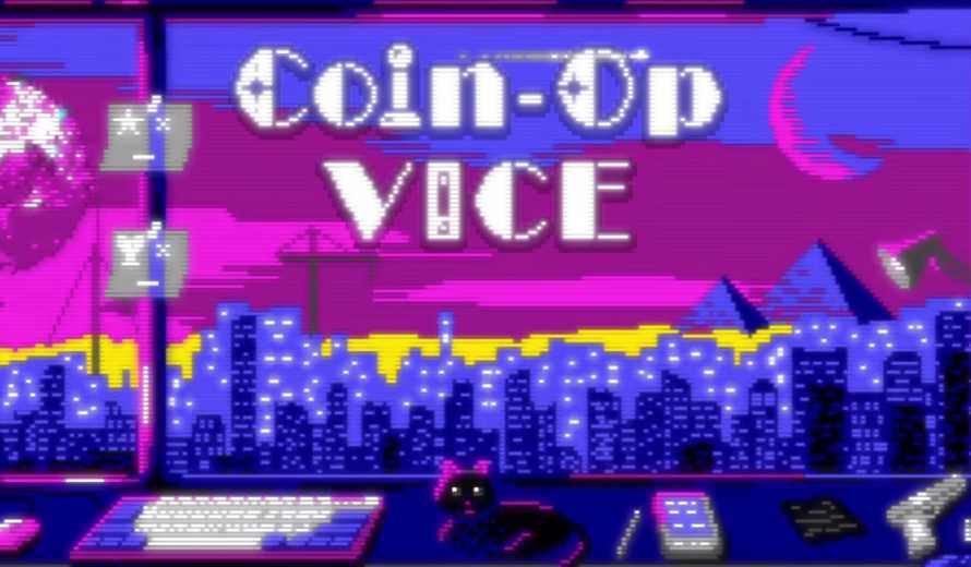 Coin-Op Vice 是一款复古 2.5D 动作游戏，将牌组构建与 100 多种街机迷你游戏相结合