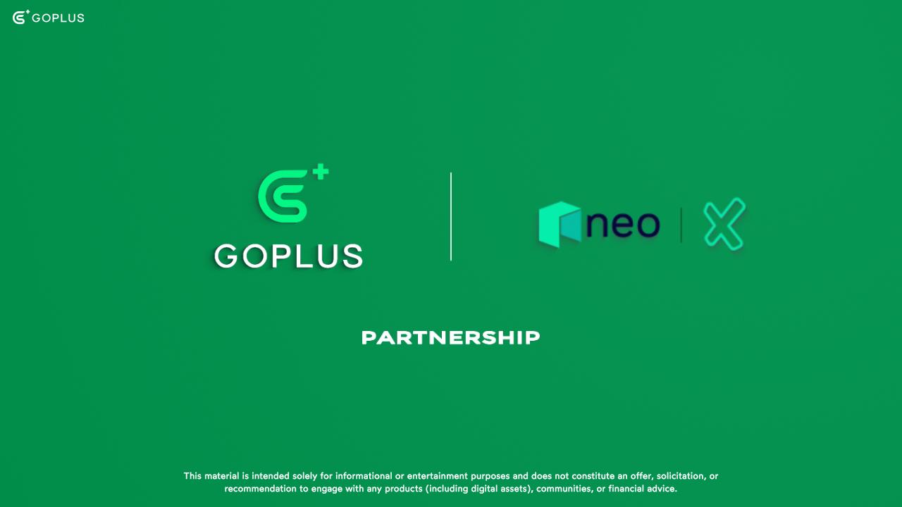 GoPlus s'associe à Neo pour assurer la sécurité au niveau des nœuds sur Neo X Sidechain