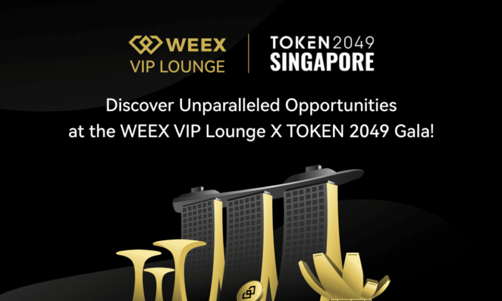 WEEX Exchange et TOKEN 2049 unissent leurs forces pour lancer le Gala Crypto Millionaire : WEEX VIP Lounge X TOKEN 2049