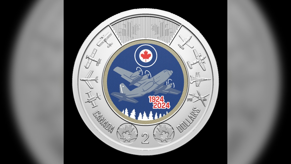 Un nouveau dollar rend hommage au 100e anniversaire de l'Aviation royale canadienne