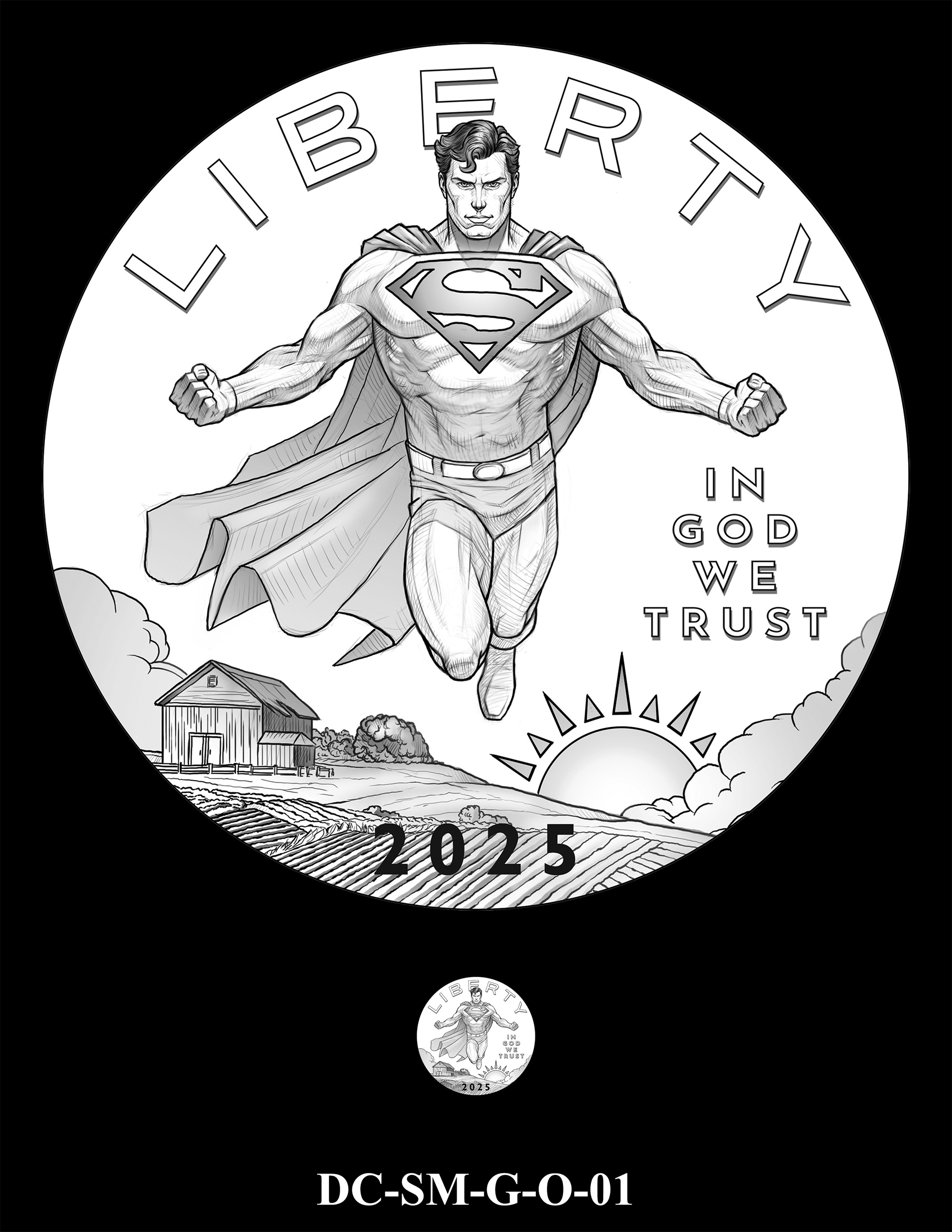 US Mint enthüllt Kandidatenentwürfe für die Superman-Münz- und Medaillenserie