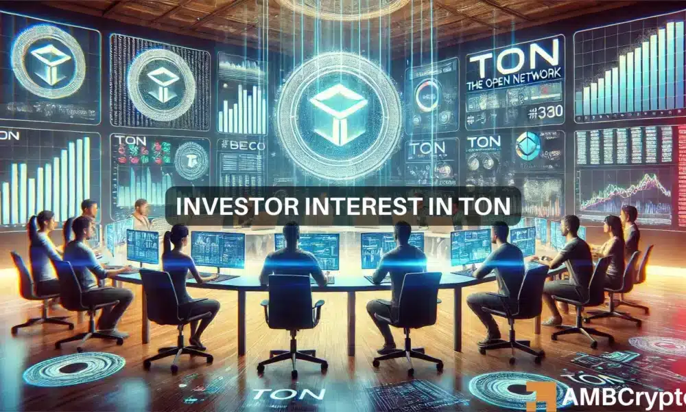 Toncoin (TON) 每日活躍地址達 3M，網路採用率激增