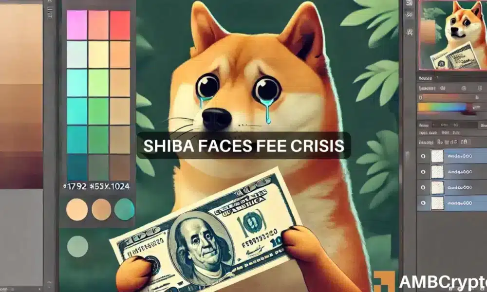 Shiba Inu [SHIB] 面臨十字路口，二層網路 Shibarium 的 Gas 費用飆升 2,024%