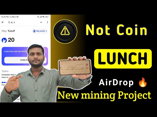 Not Coin Lunch Nouveau projet minier | Déjeuner aux pièces du Coub | Pièce de monnaie Coub | Guide Yusuf