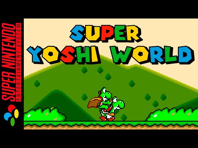 🛑SUPER YOSHI WORLD 100% + TOUTES LES PIÈCES YOSHI + 7 LUNES ET 15x 99 VIES