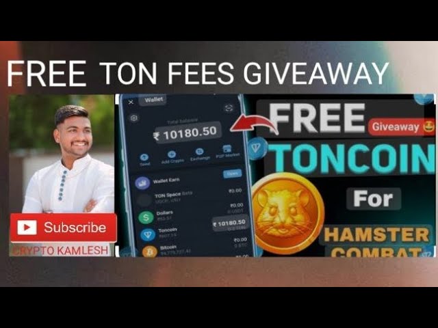 Ton Coin Giveaway🎁✨|| Hamster combat gas fee giveaway || Live Ton coins Big Giveaway || #live #ton