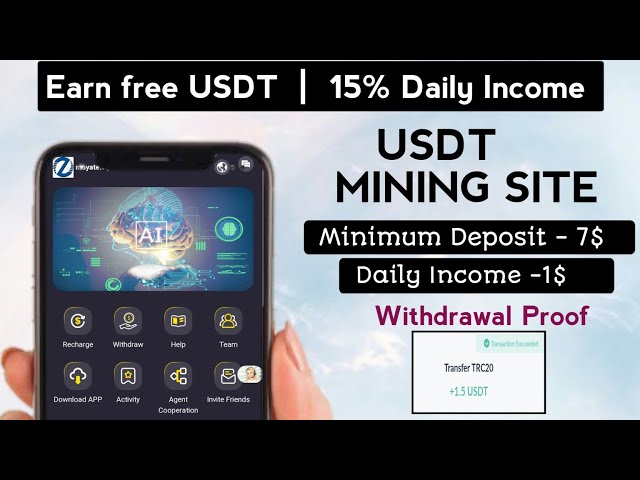 New Usdt Earning Site | Usdt Mining Site 2024 | Best Investment Site | Trx/Usdt Earning Website