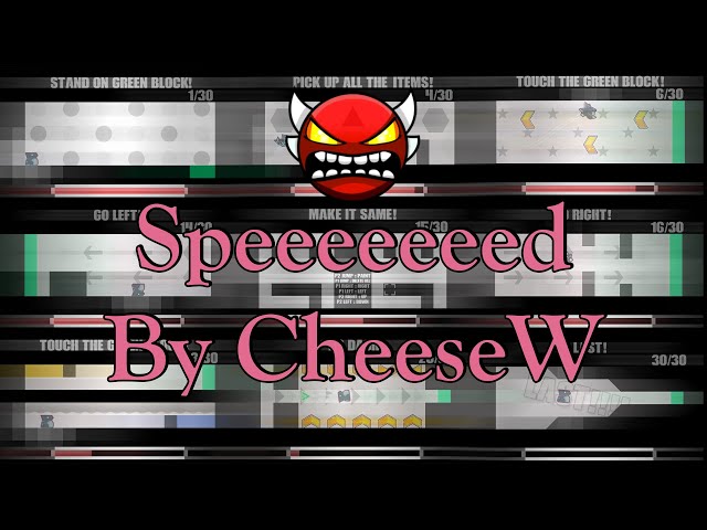 "Speeeeeeeed" 100% avec COIN | Démon fou | Par CheeseW | Géométrie Dash 2.2