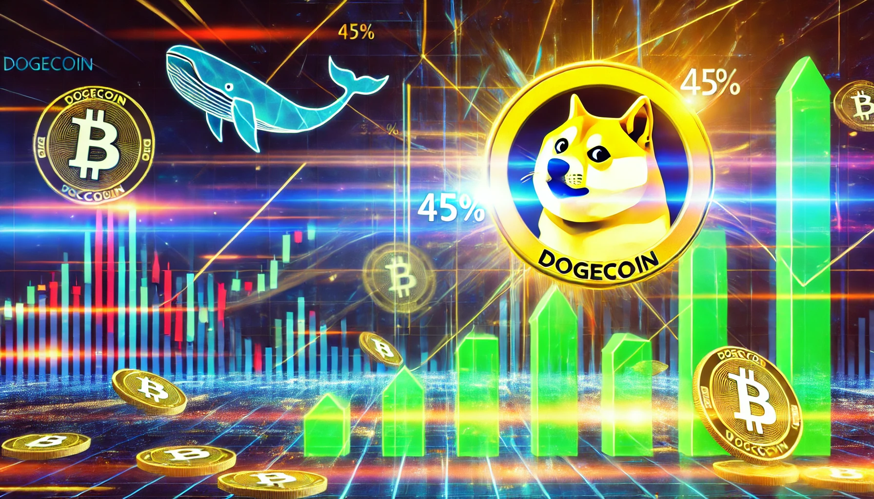 Dogecoin Eyes 45% Gain as Price Attempts to Stage a Breakout from Its Long-Term Resistance Structure This Month