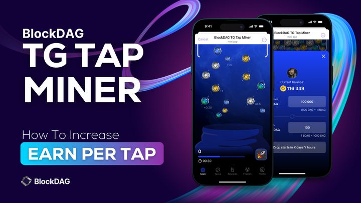 Earn BDAG Coins Effortlessly with BlockDAG’s TG Tap Miner As 30,000x ROI Rumors Surface—Will HNT & INJ Prices Keep Up?