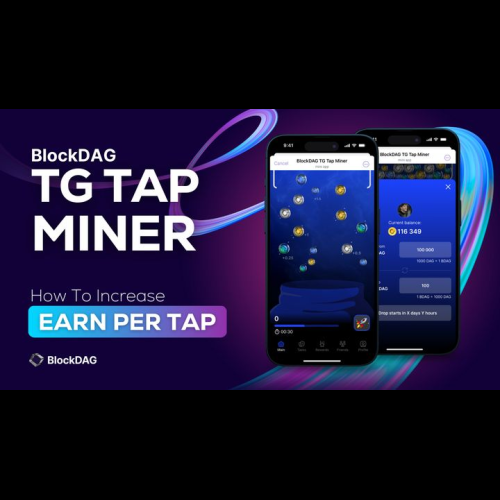 ROI 30,000 倍の噂が浮上、BlockDAG の TG Tap Miner で BDAG コインを簡単に獲得—HNT と INJ の価格は維持されるのか?