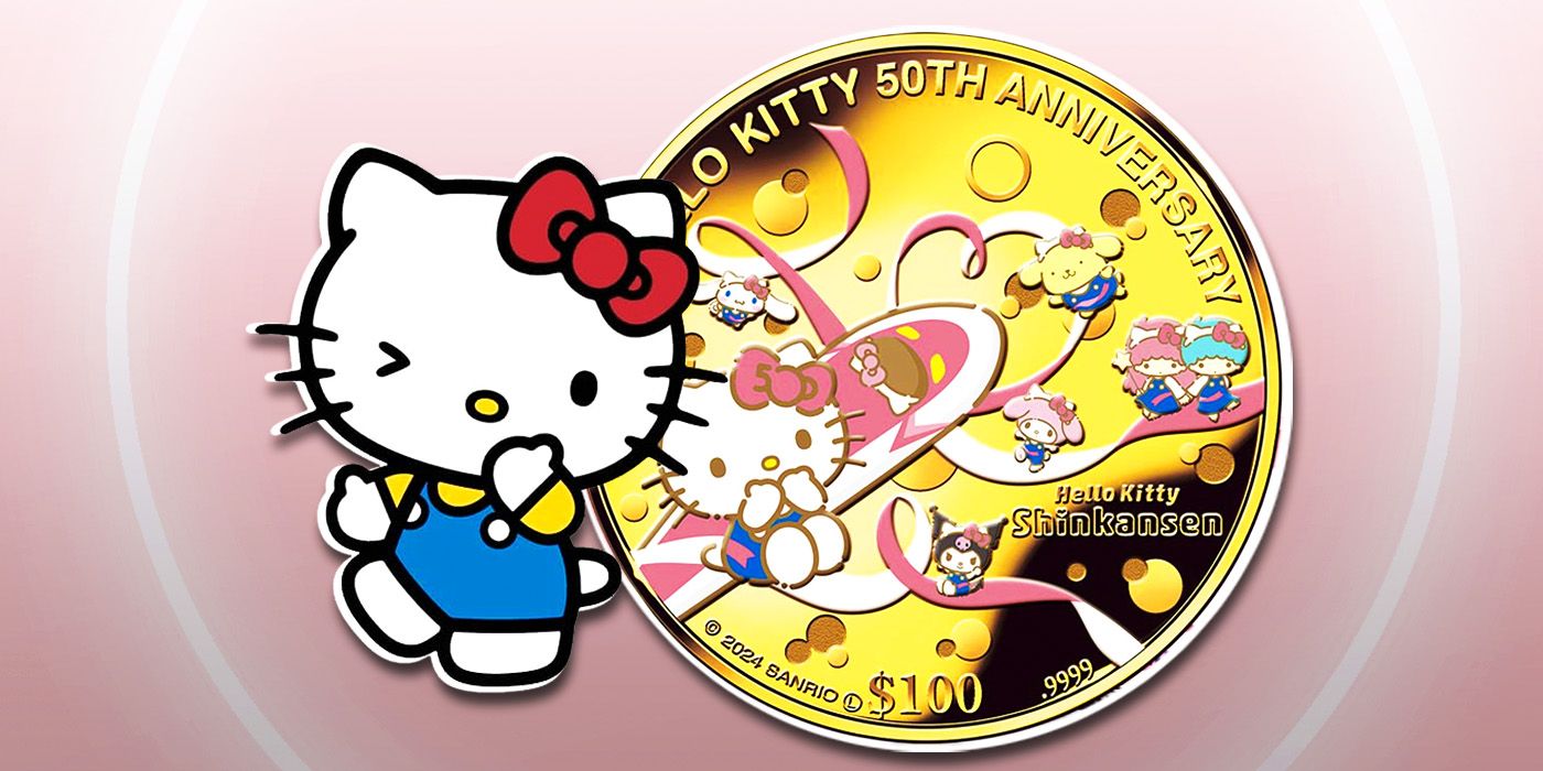 Hello Kitty's Limited-Edition 50th Anniversary Gold Coin Releases for Preorder