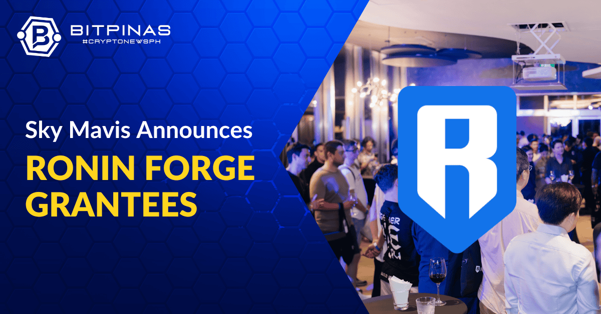 Ronin Forge Unveils Its First Batch of Grantees as Sky Mavis Aims to Build a Web3 Gaming Network