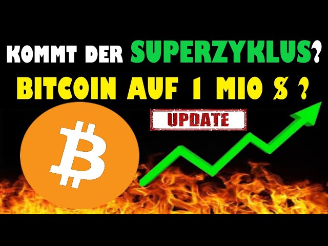 MISE À JOUR DE BITCOIN BTC ✅UN SUPER CYCLE ARRIVE-T-IL ?✅ OBJECTIF DE PRIX BITCOIN 1.MIO ?✅ ANALYSE DU GRAPHIQUE BITCOIN BTC