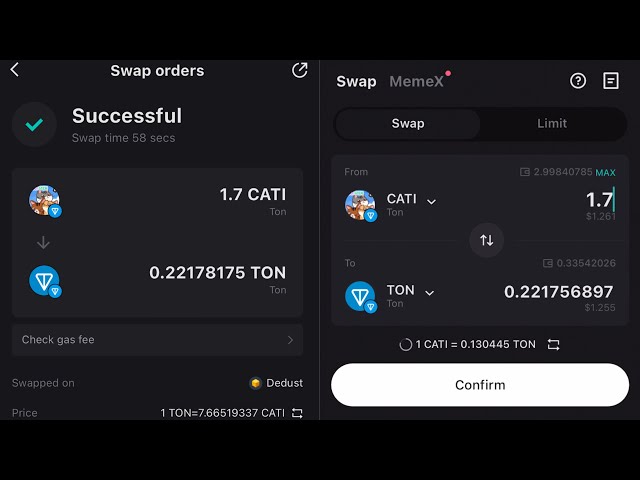 Catizen Airdrop Claim | How to Swap $CATI token to Toncoin or USDT on Bitget Wallet