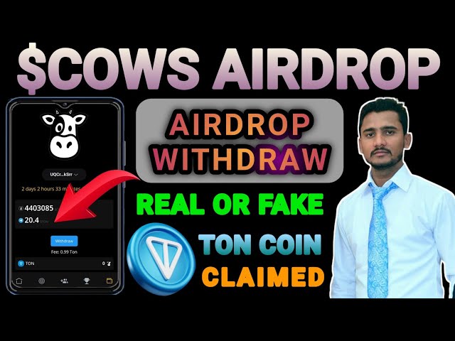 Cows空投提現🔥免費噸幣|乳牛幣空投|乳牛空投 Tge |牛空投上市