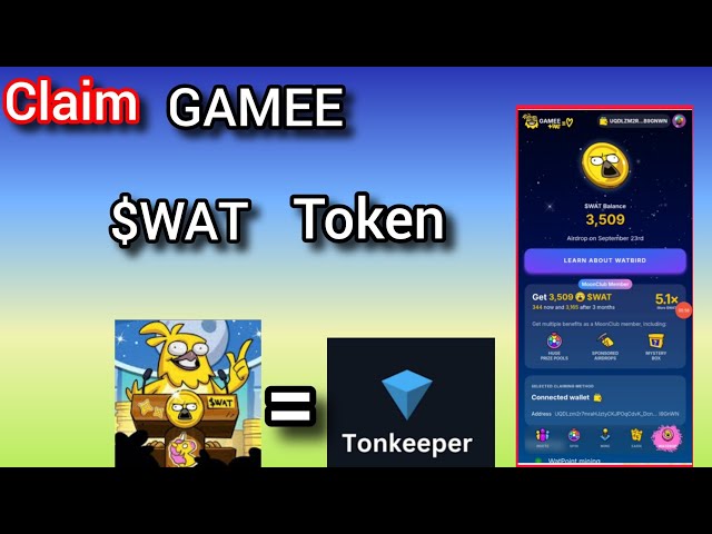 Game $WAT Token Claim Tonkeeper, Ton Wallet und Bitget Wallet #game #tonkeeper #wat #telegram #etc