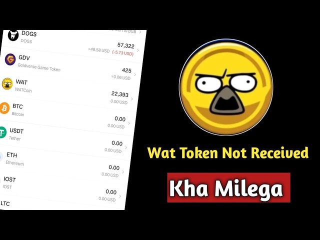 Gamee Wat-Token nicht erhalten | Wat-Token nicht erhalten Problem gelöst 😕