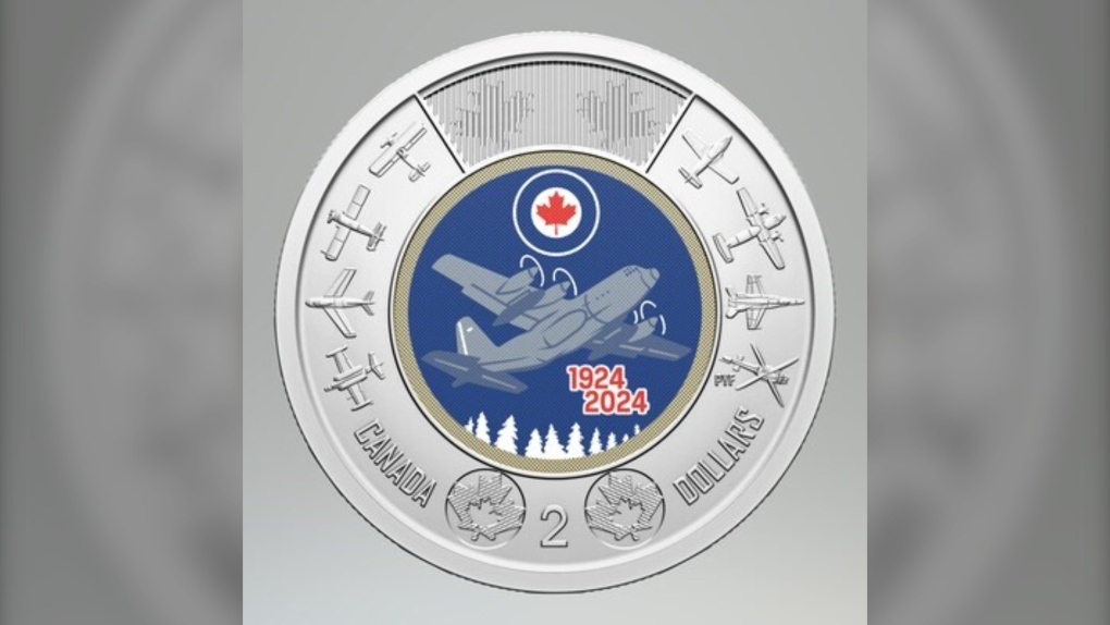 Die Royal Canadian Mint enthüllt anlässlich des 100-jährigen Bestehens der Royal Canadian Air Force (RCAF) eine silberne Gedenkmünze mit den in Saskatchewan ansässigen Snowbirds