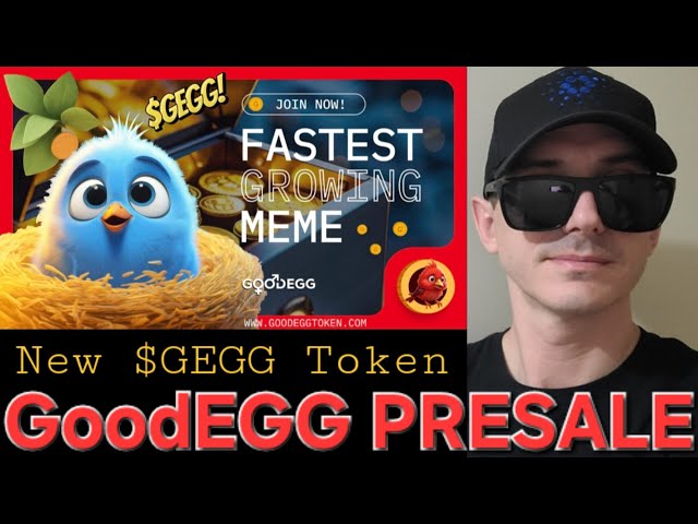 $GEGG - GOODEGG TOKEN PRESALE ICO CRYPTO COIN HOW TO BUY GEGG ETH ETHEREUM BNB BSC USDT BLOCKCHAIN