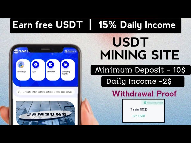 New Usdt Earning Site | Usdt Mining Site 2024 | Best Investment Site | Trx/Usdt Earning Website