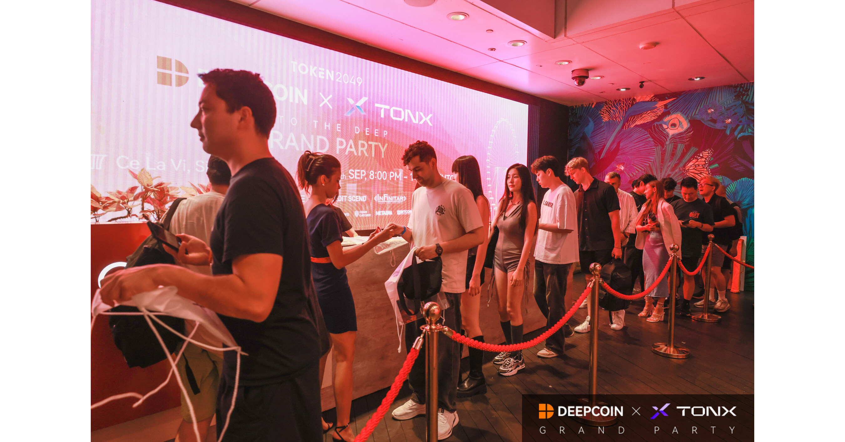 Deepcoin et TONX organisent une grande fête exclusive, "INTO THE DEEP", lors du Token 2049 Singapour