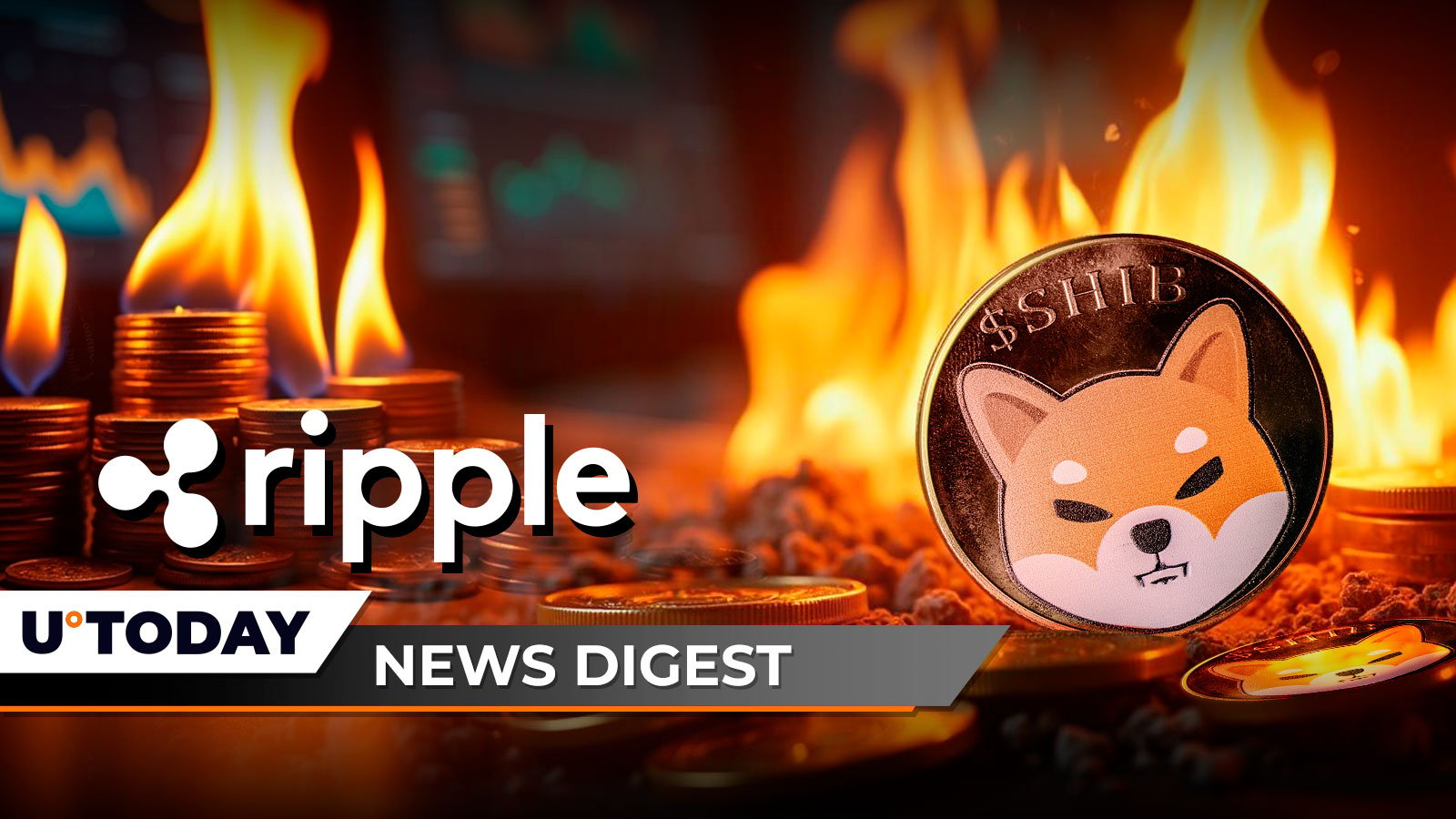 U.Today's Top Three News Stories: Shiba Inu Burn Rate Skyrockets 5,975% as SHIB Price Jumps