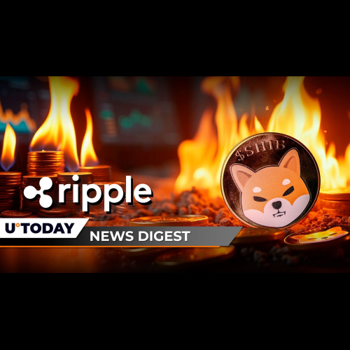 U.Today's Top Three News Stories: Shiba Inu Burn Rate Skyrockets 5,975% as SHIB Price Jumps