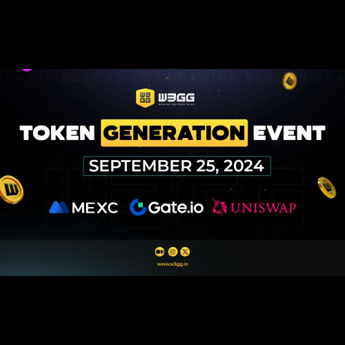 W3GG, Gate.io, MEXC 및 Uniswap의 거래소 상장 발표