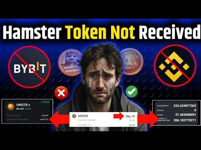 Hamster Kombat Token Not Received|Binance-Bybiy-Tone keeper-EBI Exchange-Hamster Token Not Received