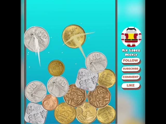 Merge World Coins – Coin Merge Puzzle, Merge Master, Suika-Spiel, Drop and Merge & Evolution