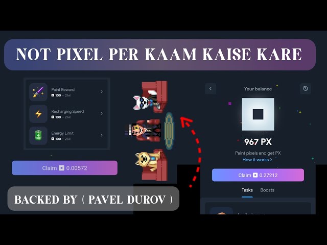 Not Pixel 💥 Backed By ( Not Coin ) Not Pixel How To Play | Not Pixel Airdrop Work  | Not Pixel Coin