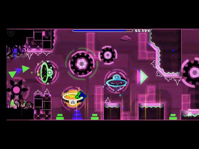 Geometry Dash (2.2) (Easy Demon)- Trailblazing by Cirtrax 100% (1 coin)