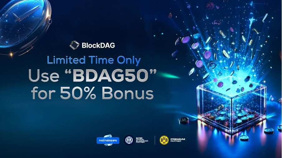 BlockDAG 推出重大更新 – 以 50% 額外金幣慶祝！