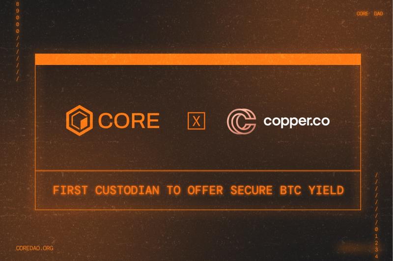 Core Integrates Dual Staking: CORE Staking and BTC Staking Directly into Copper's Custody Platform