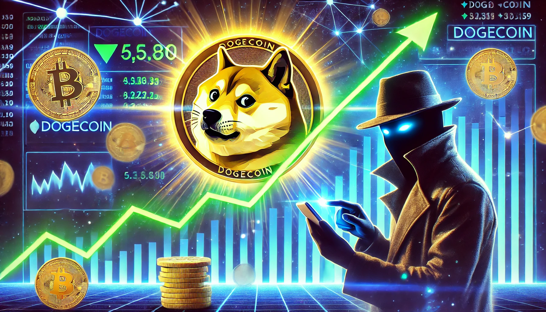 고래가 축적되고 Elon Musk가 "Dogefather" 발언을 함에 따라 Dogecoin(DOGE) 가격이 급등합니다.