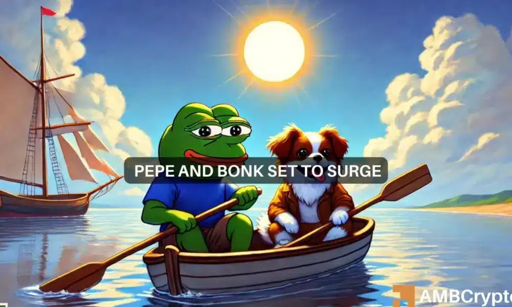 PEPE et BONK Coin bondissent de 10 % malgré le ralentissement du marché, la cotation de Transak pourrait déclencher un rallye