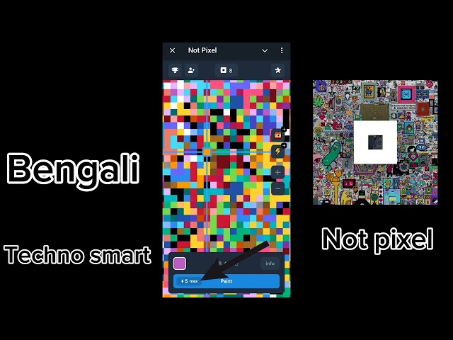 Not pixel airdrop by not coin community, how to play not pixel airdrop